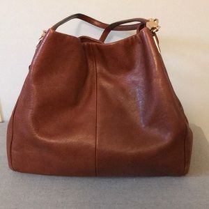 Brown Leather Coach Purse